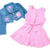 Conjunto Disfraz Barbie Niña 2023 Rosa Chicle 2 A 10