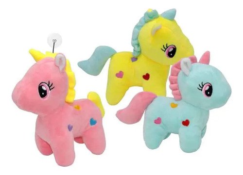 Peluche Unicornio 15cm - Tierno Y Adorable Rosa