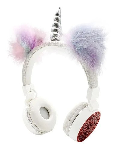 Audífonos Niña Mujer Inalámbricos Bluetooth Unicornio Fm Sd