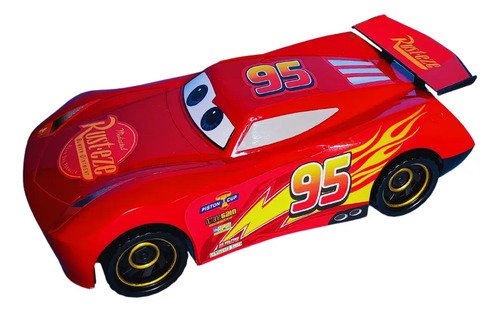 Carro Impulso Cars Juguete Auto Para Niños Mc Queen Cars Rojo