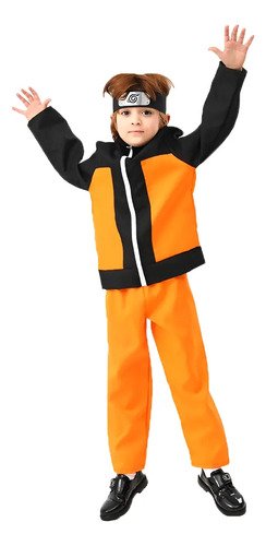 D_994195-MCO93203057389_092025-O.jpg Disfraz Naruto Niño 3 Piezas - ¡conviértete En El Ninja Más Famoso!