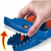 Pista Hotwheels Lanzadores Némesis Tiburon Lanza Autos Azul Azul