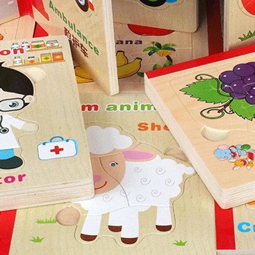 D_996031-MCO42860503206_072020-O.jpg 5 Libros Rompecabezas + 3 Tableros De Colores Juguetes Juego