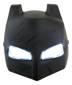 Máscara Batman Con Luces Led Y Detalles Realistas Negro Batman