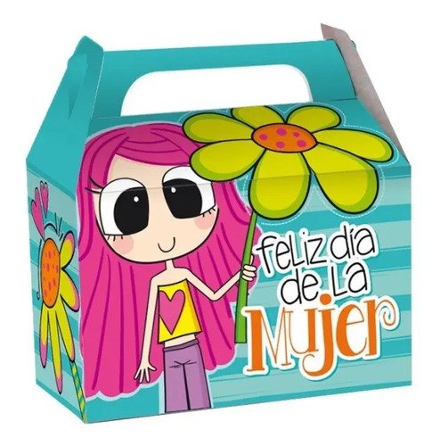 D_996715-MCO40947077375_022020-O.jpg 12 Cajitas Regalo Día De La Mujer Lonchera Obsequio Caja