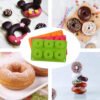 Molde Silicona Antiadherente Donas Utensilio Cocina Rosquill Violeta