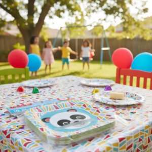 Decoración Cumpleaños 1 Año Niño Set Fiesta Kit De Decoració Azul Osito