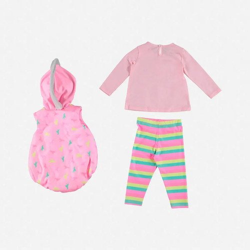 D_997633-MCO70159812758_062023-O.jpg Disfraz Unicornio Bebe Niña Rosado Alta Calidad 3 Piezas