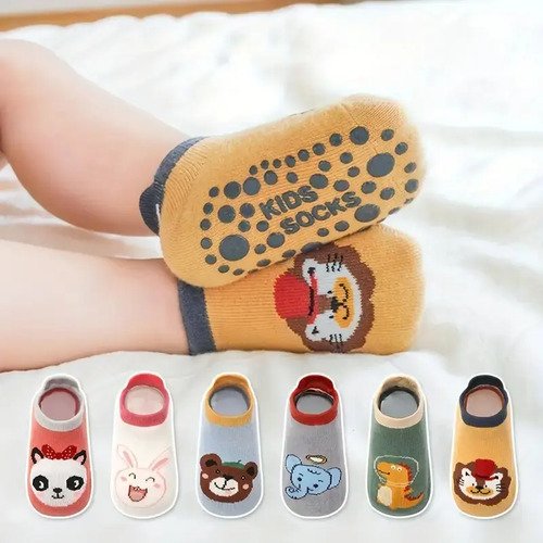 D_997829-MCO82875496311_032025-O.jpg 3 Pares Medias Niños Calcetines Alta Calidad Antideslizante