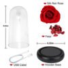 D_998237-MCO76904757957_062024-O.jpg Rosa Eterna Flor Artificial Burbuja Luz Led Regalo