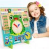 D_998931-MCO74112895914_012024-O.jpg Calendario Madera Niños Reloj Multifuncional