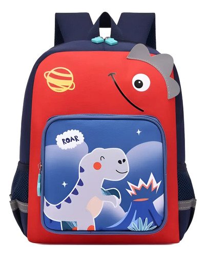 Maleta Morral Infantil Sirena Y Dinosaurio - 33 Cm Mediana