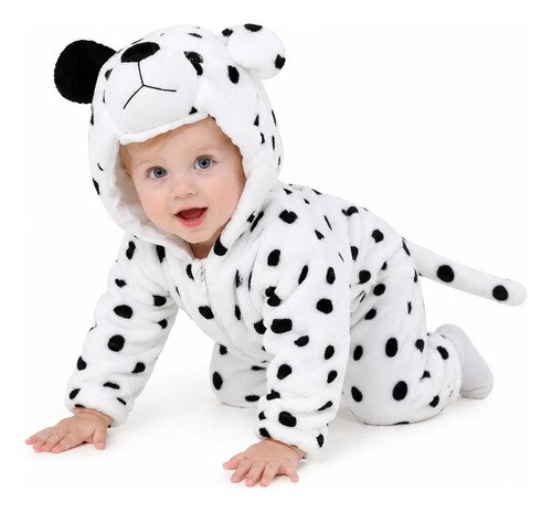 D_628112-MCO116624975765_082026-O.jpg Disfraz Bebé Animales Pijama Disfraces Animalitos Niños Blanco 18 A 24 Meses