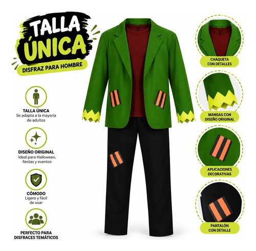 Disfraz de Frankenstein para hombre – talla única