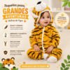 Disfraz Bebé Animales Pijama Disfraces Animalitos Niños Naranja Claro 18 A 24 Meses
