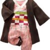 D_640309-MCO116273046126_092026-O.jpg Disfraz De Bebé Nezuko Demon Slayer Cosplay Disfraces Rosa Claro 6 A 9 Meses