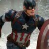Máscara De Plástico Marvel Children's Avengers Captain America, Color Azul