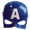 Máscara De Plástico Marvel Children's Avengers Captain America, Color Azul