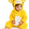 D_665065-MCO116624834525_082026-O.jpg Disfraz Bebé Animales Pijama Disfraces Animalitos Niños Amarillo 0 A 6 Meses