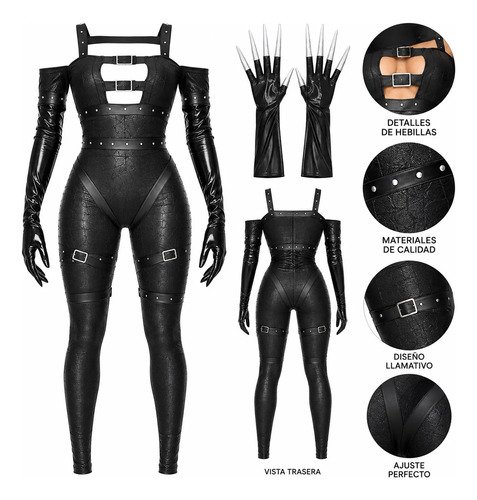 D_695670-MCO116617605420_092026-O.jpg Disfraz de Manos de Tijera para mujer – enterizo negro con garras