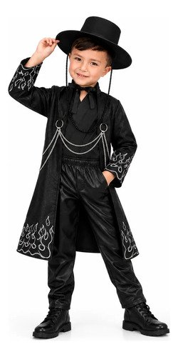 D_746292-MCO117782402425_092026-O.jpg Disfraz Jinu Yinu Kpop Cosplay Niños Demon Hunters Negro 140 Cm