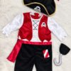 Disfraz Capitan Pirata Bebé Diseño Premium Disfraces Bebes Blanco 12 Meses