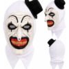 Máscara de payaso Terrifier con capucha y sombrero
