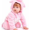D_835254-MCO115219957154_082026-O.jpg Disfraz Bebé Animales Pijama Disfraces Animalitos Niños Rosa Pálido 18 A 24 Meses
