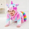 D_843425-MCO115219952822_082026-O.jpg Disfraz Bebé Animales Pijama Disfraces Animalitos Niños Lavanda 6 A 12 Meses