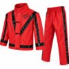 Disfraz Michael Jackson Thriller Para Niño Cosplay Rojo 4