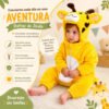 D_869105-MCO115223304432_082026-O.jpg Disfraz Bebé Animales Pijama Disfraces Animalitos Niños Amarillo 0 A 6 Meses