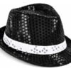 D_882295-MCO117779711177_092026-O.jpg Kit Disfraz Michael Jackson Sombrero Corbata Lentejuelas Negro Única