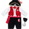 Disfraz Capitan Pirata Bebé Diseño Premium Disfraces Bebes Blanco 12 Meses