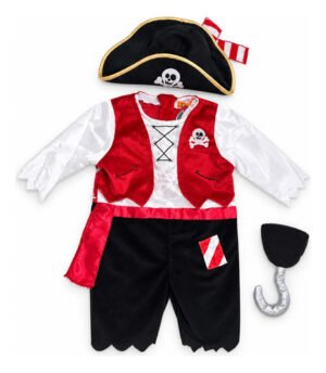 D_914900-MCO116267083550_092026-O.jpg Disfraz Capitan Pirata Bebé Diseño Premium Disfraces Bebes Blanco 12 Meses