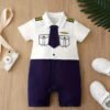 Disfraz Piloto Avión Para Bebés Disfraces Niños Halloween Blanco 6 A 9 Meses