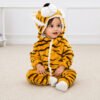 Disfraz Bebé Animales Pijama Disfraces Animalitos Niños Naranja Claro 18 A 24 Meses