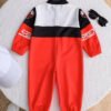 D_945109-MCO116046515040_092026-O.jpg Disfraz Bebe Cars Piloto De Carreras Formula 1 Disfraces Rojo 18 A 24 Meses