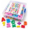 Set De Letras En Madera Mayus-minus Abecedario Movil