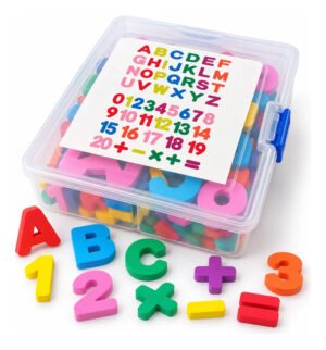 Set De Letras En Madera Mayus-minus Abecedario Movil