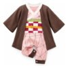 D_963883-MCO116273194192_092026-O.jpg Disfraz De Bebé Nezuko Demon Slayer Cosplay Disfraces Rosa Claro 6 A 9 Meses
