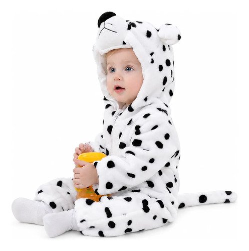 D_967788-MCO115222570778_082026-O.jpg Disfraz Bebé Animales Pijama Disfraces Animalitos Niños Blanco 18 A 24 Meses